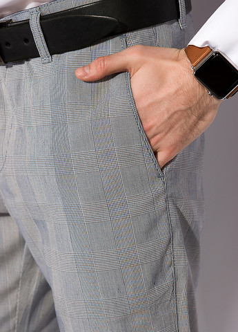 Серые классические демисезонные классические брюки Time of Style