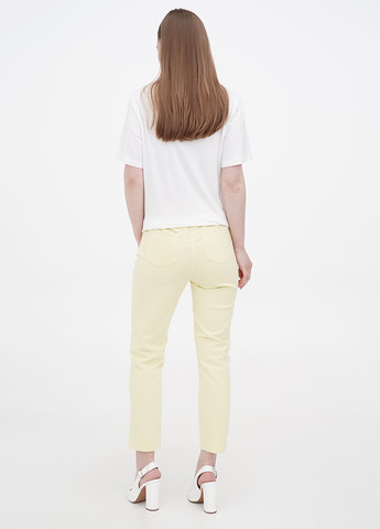 Желтые кэжуал летние прямые брюки Collection L