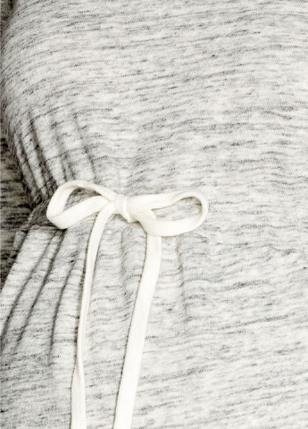 Туника для беременных H&M меланж светло-серая кэжуал хлопок, трикотаж