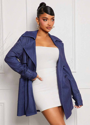 Плащ SHEIN тренчкот на завязках демисезон (367006234)