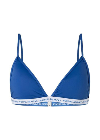 Синий летний купальник (лиф, трусы) бикини, раздельный Pepe Jeans London