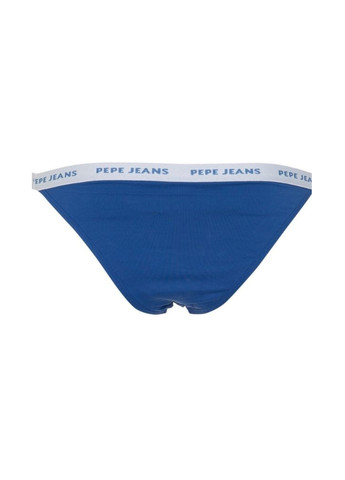Синий летний купальник (лиф, трусы) бикини, раздельный Pepe Jeans London
