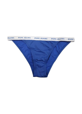 Синий летний купальник (лиф, трусы) бикини, раздельный Pepe Jeans London