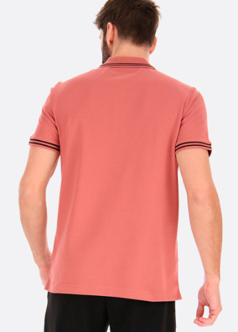 Розовая футболка-поло для мужчин Lotto