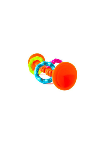 Погремушка прорезыватель на присосках pipSquigz Loops оранжевый Fat Brain Toys (252245400)