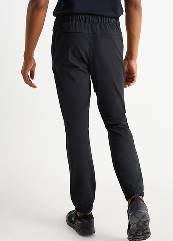 Черные спортивные, кэжуал демисезонные зауженные брюки C&A