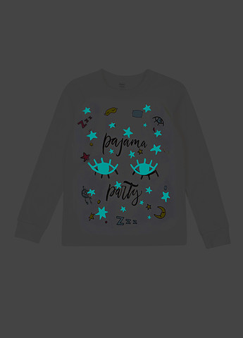 Комбінована всесезон піжама (лонгслів, штани) лонгслів + брюки Garnamama