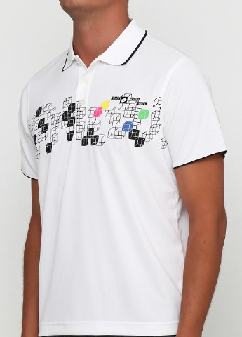 Белая футболка-футболка для мужчин Lotto с рисунком