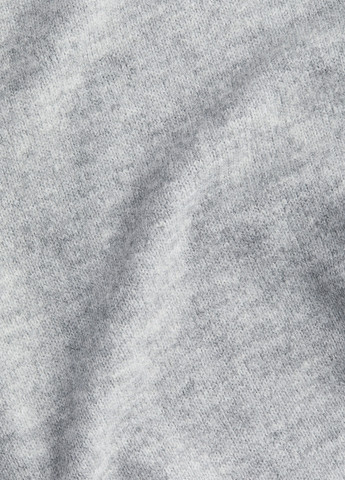 Серое кэжуал платье платье-свитер H&M меланжевое