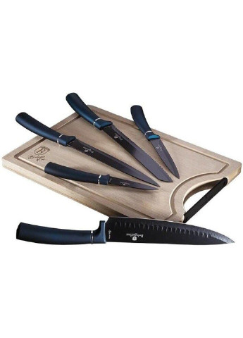 Набор ножей Metallic Line BH-2553 6 предметов Berlinger Haus комбинированные,