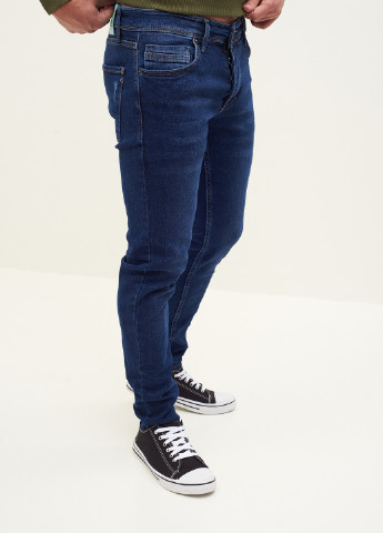 Синие демисезонные джинсы Mario Cavalli