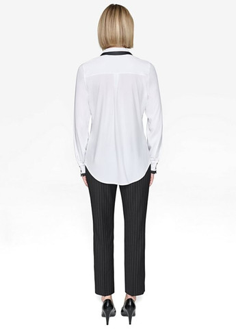 Черно-белая кэжуал рубашка колор блок Karl Lagerfeld