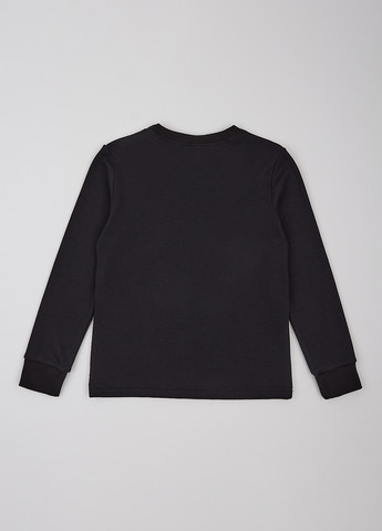 Черно-белый демисезонный кэжуал лонгслив Garnamama колор блок