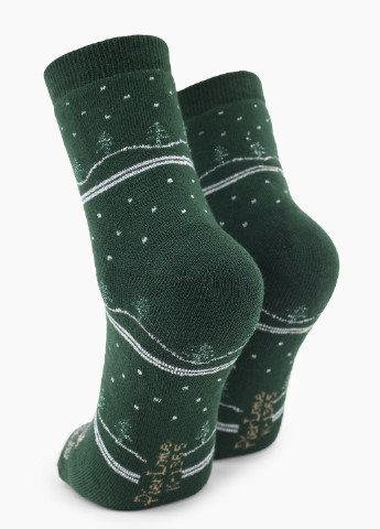 Шкарпетки Pier Lone зелені святкові