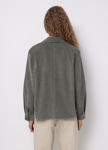 Серая кэжуал рубашка однотонная Colin's