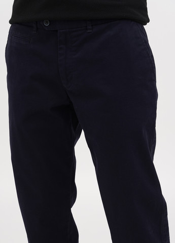 Темно-синие кэжуал демисезонные прямые брюки Lagrand