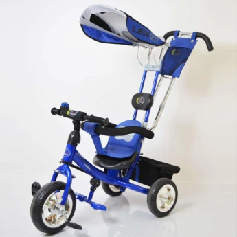 Трех-колесный Велосипед с родительской ручкой Lex-007 (10/8 EVA wheels) Blue Sigma (252058426)