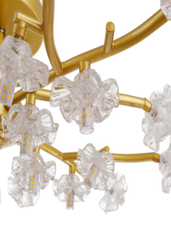 Стельова люстра на 24 лампочки BR-01 616C/24 G4 G Brille (247373776)