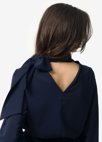 Темно-синяя демисезонная блуза Lada Lucci