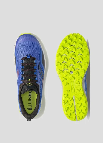 Синие всесезонные лазурные текстильные беговые кроссовки peregrine 12 Saucony