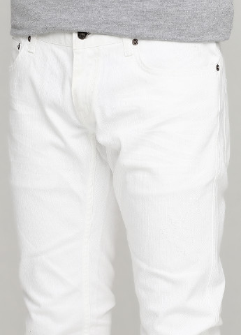 Белые демисезонные прямые джинсы Richmond