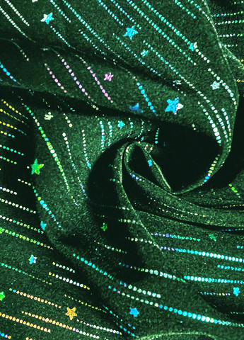 Темно-зелена блуза на запах, з баскою SHEIN