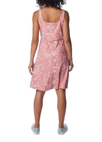 Розовое кэжуал платье платье-майка Columbia с рисунком