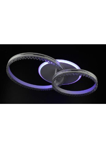 Люстра потолочная LED с пультом A55061/2B-RGB-wh+ch Белый 12х40х61 см. Sunnysky (253122300)