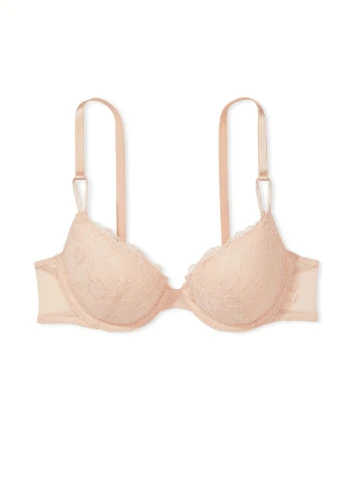 Светло-бежевый демисезонный комплект (бюстгальтер, трусики) Victoria's Secret