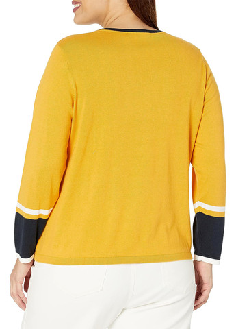 Желтый демисезонный пуловер пуловер Tommy Hilfiger