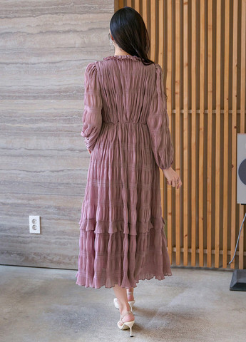 Лілова кежуал сукня а-силует SHEIN однотонна