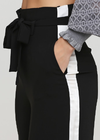 Черные кэжуал демисезонные укороченные, кюлоты брюки Armin Studio by Wera Berto