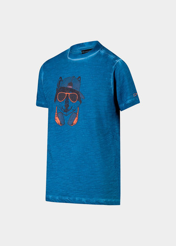 Синяя летняя футболка CMP T-SHIRT