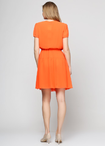 Оранжевое кэжуал платье Juicy Couture однотонное