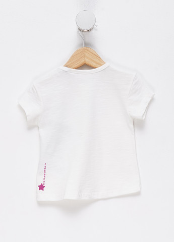 Белая летняя футболка Bellybutton