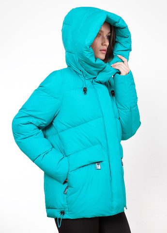Бірюзова зимня куртка Peercat