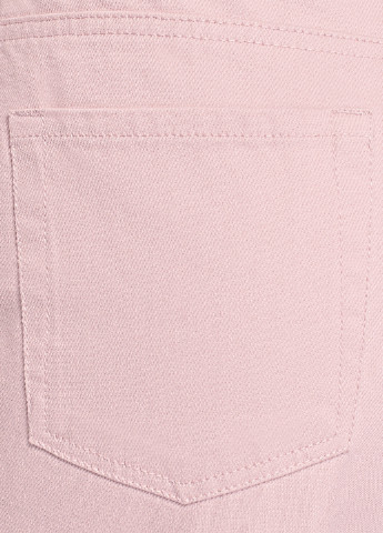 Розовые джинсовые демисезонные брюки Oodji