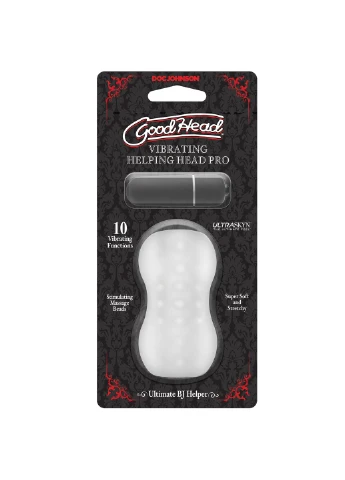Мастурбатор GoodHead - Vibrating Helping Head Pro - Frost Doc Johnson (254785184)