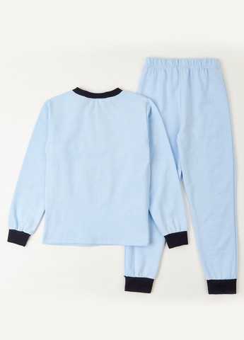 Блакитна зимня піжама (світшот, штани) dexter's