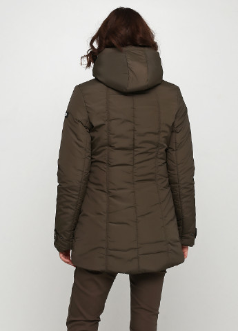 Оливкова (хакі) зимня куртка R&G