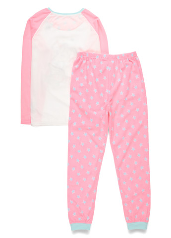 Розовая зимняя пижама (реглан, брюки) Primark