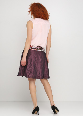 Фиолетовая кэжуал однотонная юбка Heine с высокой талией
