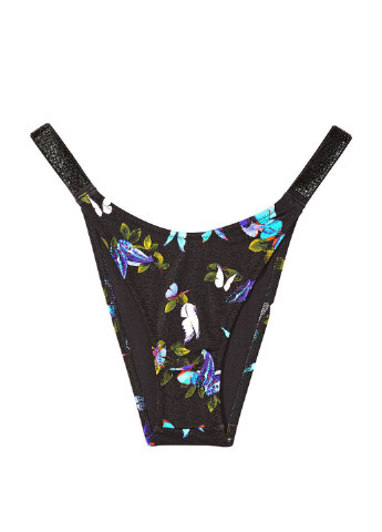 Черные купальные трусики-плавки бабочки Victoria's Secret