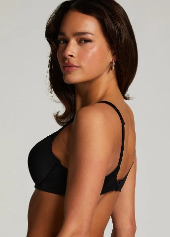 Чёрный бюстгальтер Hunkemoller с косточками полиамид
