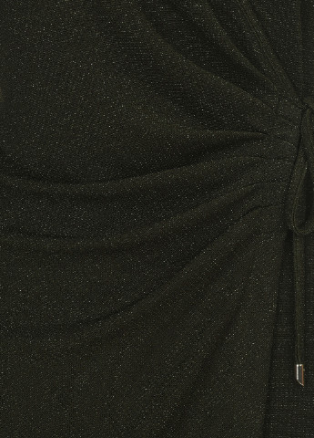 Оливковое (хаки) кэжуал платье на запах LOVE REPUBLIC