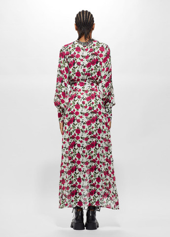 Красное вечернее платье на запах YPS розы