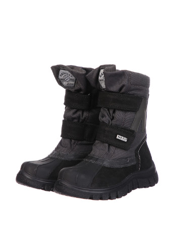 Темно-серые кэжуал зимние ботинки Naturino