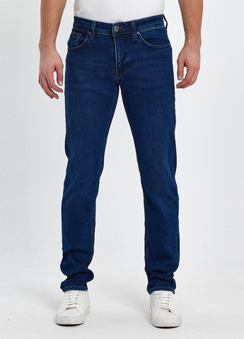 Синие демисезонные зауженные джинсы Trend Collection