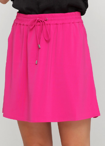 Розовая кэжуал однотонная юбка MBYM