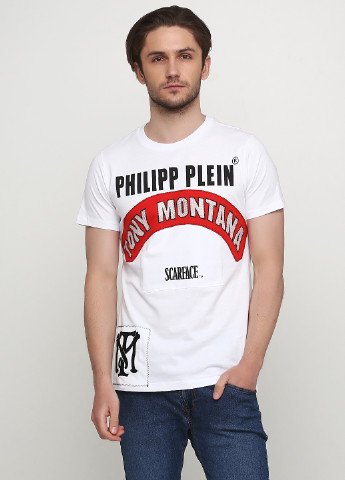 Біла літня футболка Philipp Plein